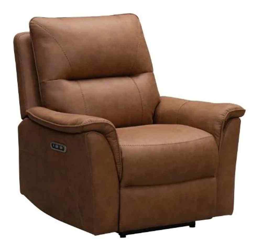 Deans Furnishers - Upholstery - Kelso Recliner Tan