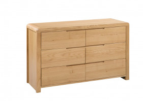 julian-bowen/Curve 6 Drawer Wide Chest - Angle.jpg