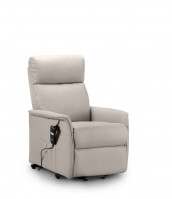 julian-bowen/Helena Rise & Recliner Pebble Faux Leather - Angle.jpg