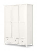 julian-bowen/Maine 3 Door Wardrobe White - Closed.jpg