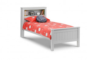 julian-bowen/Maine Bookcase Bed Grey - Dressed.jpg