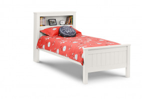 julian-bowen/Maine Bookcase Bed White - Dressed.jpg