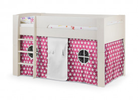 julian-bowen/Pluto Cabin Bed White & Pink Star Tent.jpg